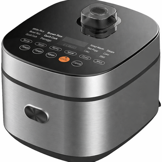 4L Rice Cooker – 860W Non-Stick, Keep Warm & LED Display